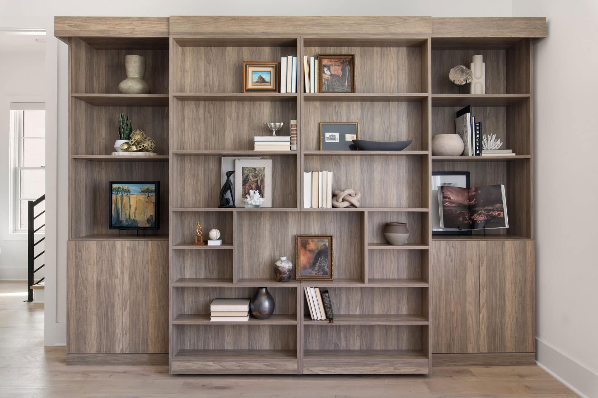 Library Murphy bed combines workspace and guest accommodation seamlessly