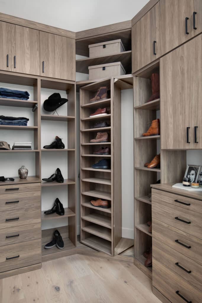 Custom closets Austin solutions tailored for men's specific wardrobe needs